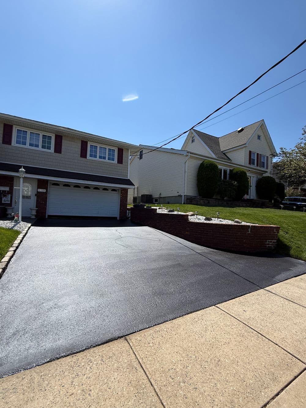Fresh Driveway Sealcoating on Kipp Ave in Hasbrouck Heights image