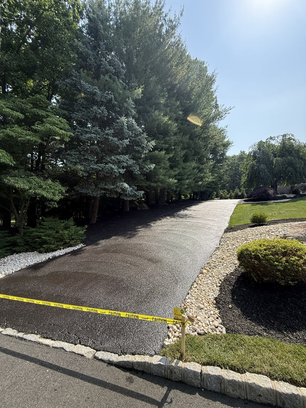 Project Kinnelon, NJ Driveway Crack Filling & Sealcoating image