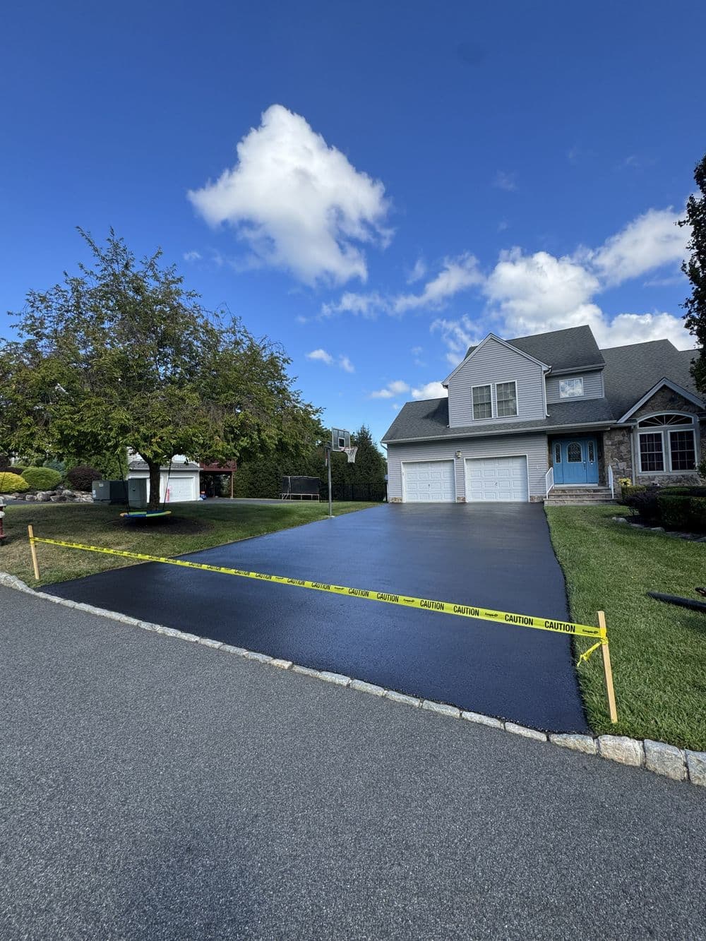 Gallery photos for Lincoln Park, NJ – Neighbor Driveway Sealcoating (2 Homes Completed): Image #1