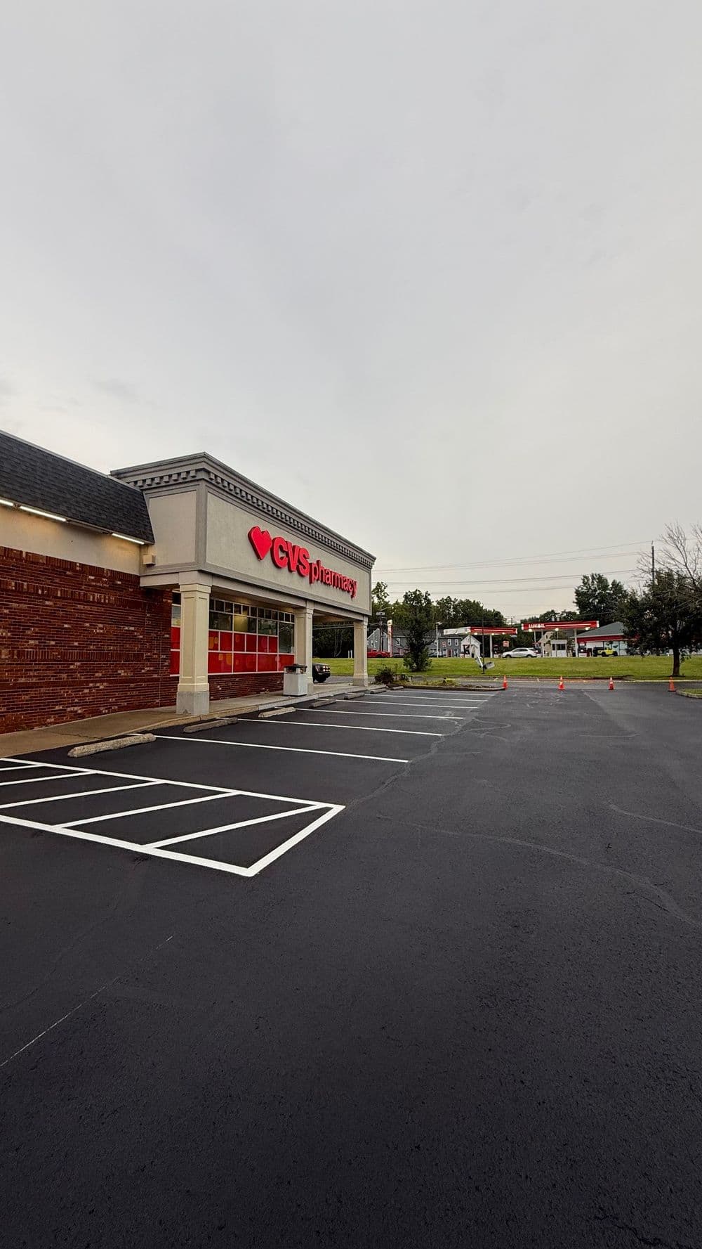 CVS Pharmacy Parking Lot Sealcoating and Striping in Eastampton NJ image