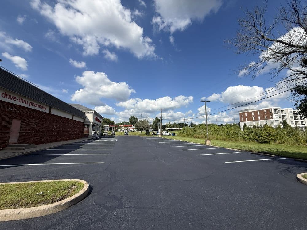 Gallery photos for CVS Pharmacy Parking Lot Sealcoating and Striping in Eastampton NJ: Image #3